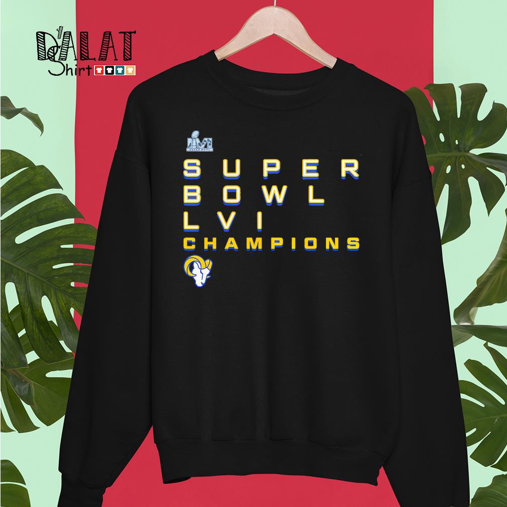 Awesome los Angeles Rams Super Bowl LVI Champions Roster Signature T-Shirt,  hoodie, sweater, long sleeve and tank top