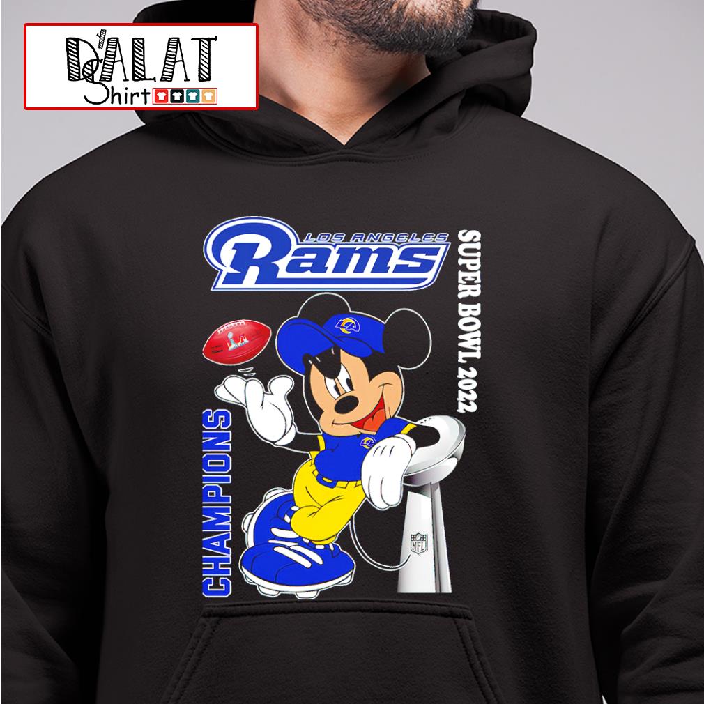 Mickey los angeles rams 2022 super bowl champions shirt, hoodie, sweater,  long sleeve and tank top