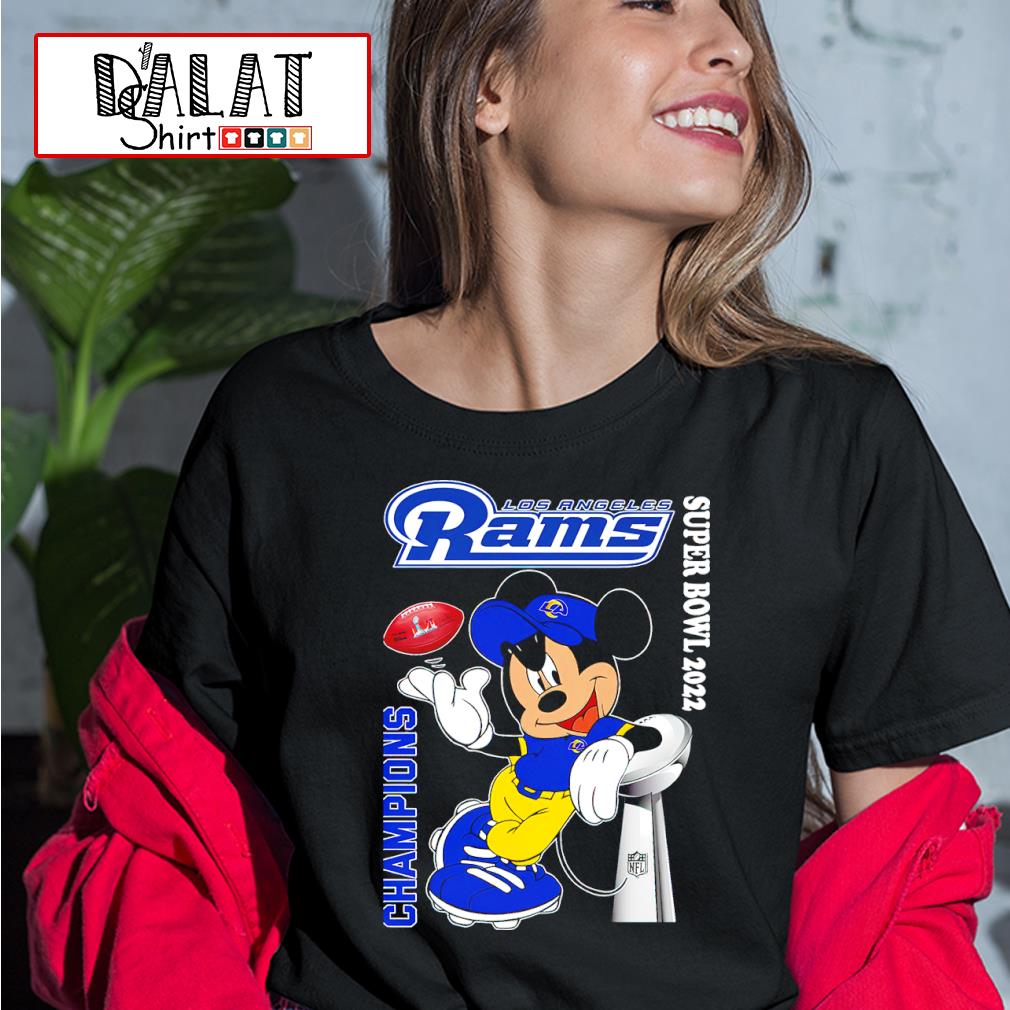 Mickey los angeles rams 2022 super bowl champions shirt, hoodie, sweater,  long sleeve and tank top