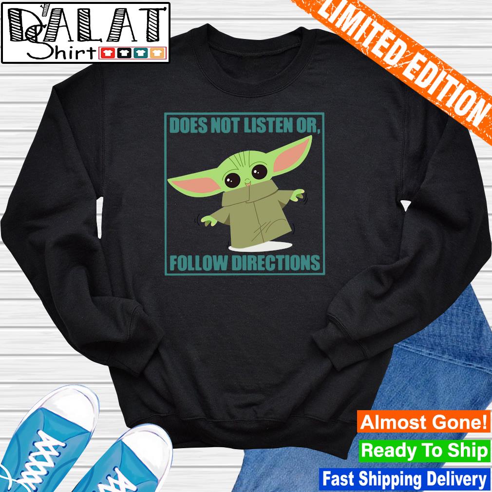 NFL Baby Yoda Chicago Bears T-Shirt - Listentee