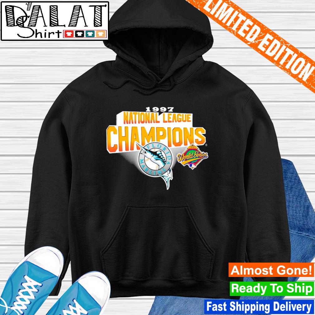 Official 1997 world series champions Florida marlins shirt, hoodie,  sweater, long sleeve and tank top