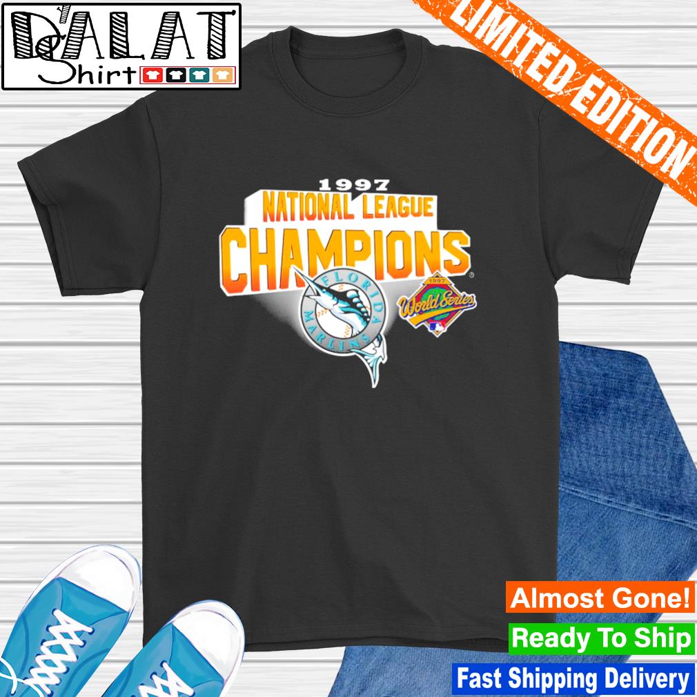 Official 1997 world series champions Florida marlins shirt, hoodie,  sweater, long sleeve and tank top