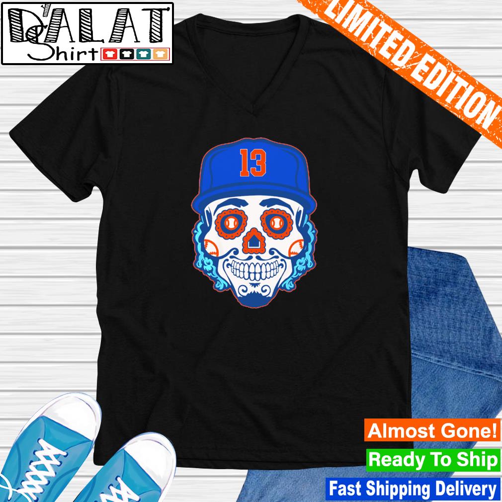 Francisco Lindor Sugar Skull T-shirt