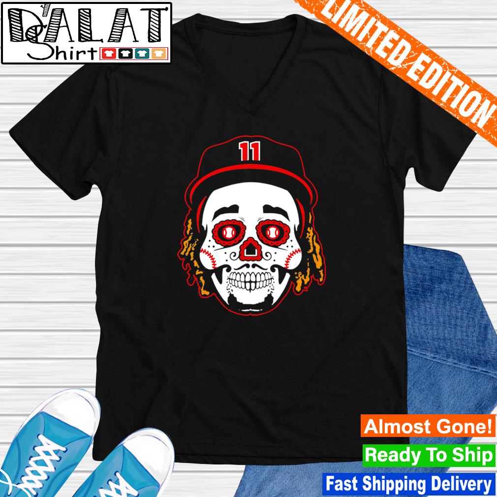 Cleveland Sugar Skull Shirt Cleveland Baseball Shirt 