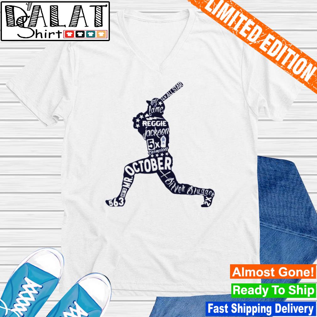 Reggie Jackson New York Yankees Letters Shirt - Dalatshirt