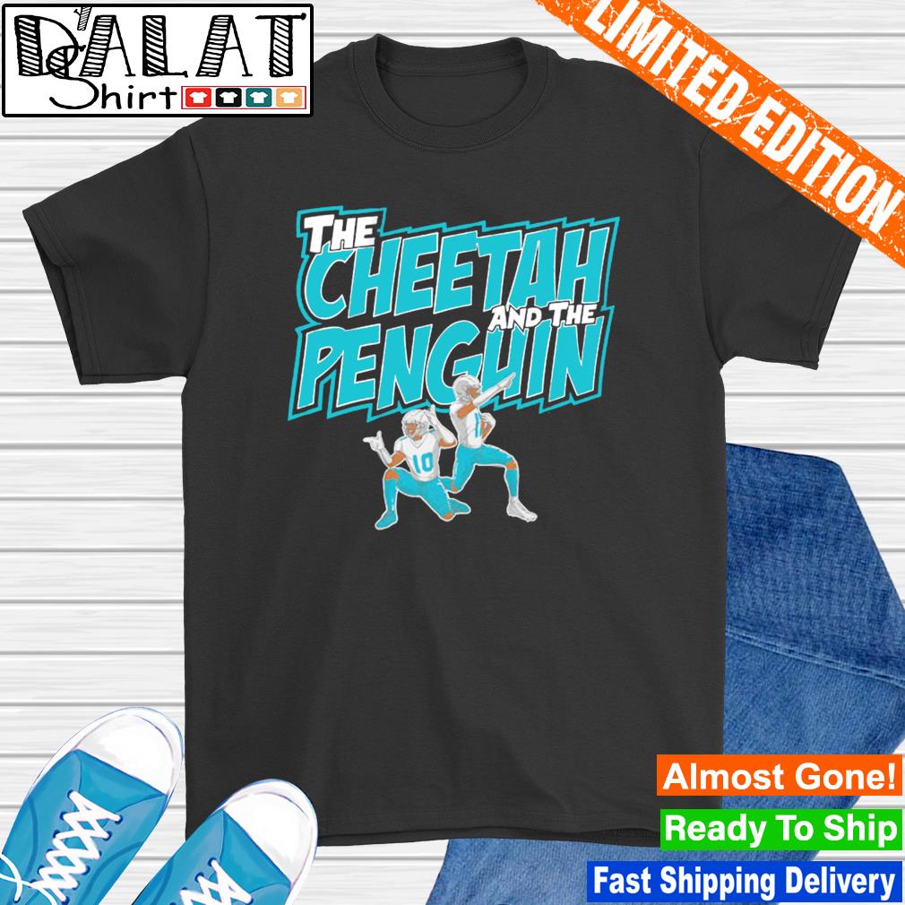 The cheetah and the Penguin Miami Dolphins shirt, hoodie, sweater, long  sleeve and tank top