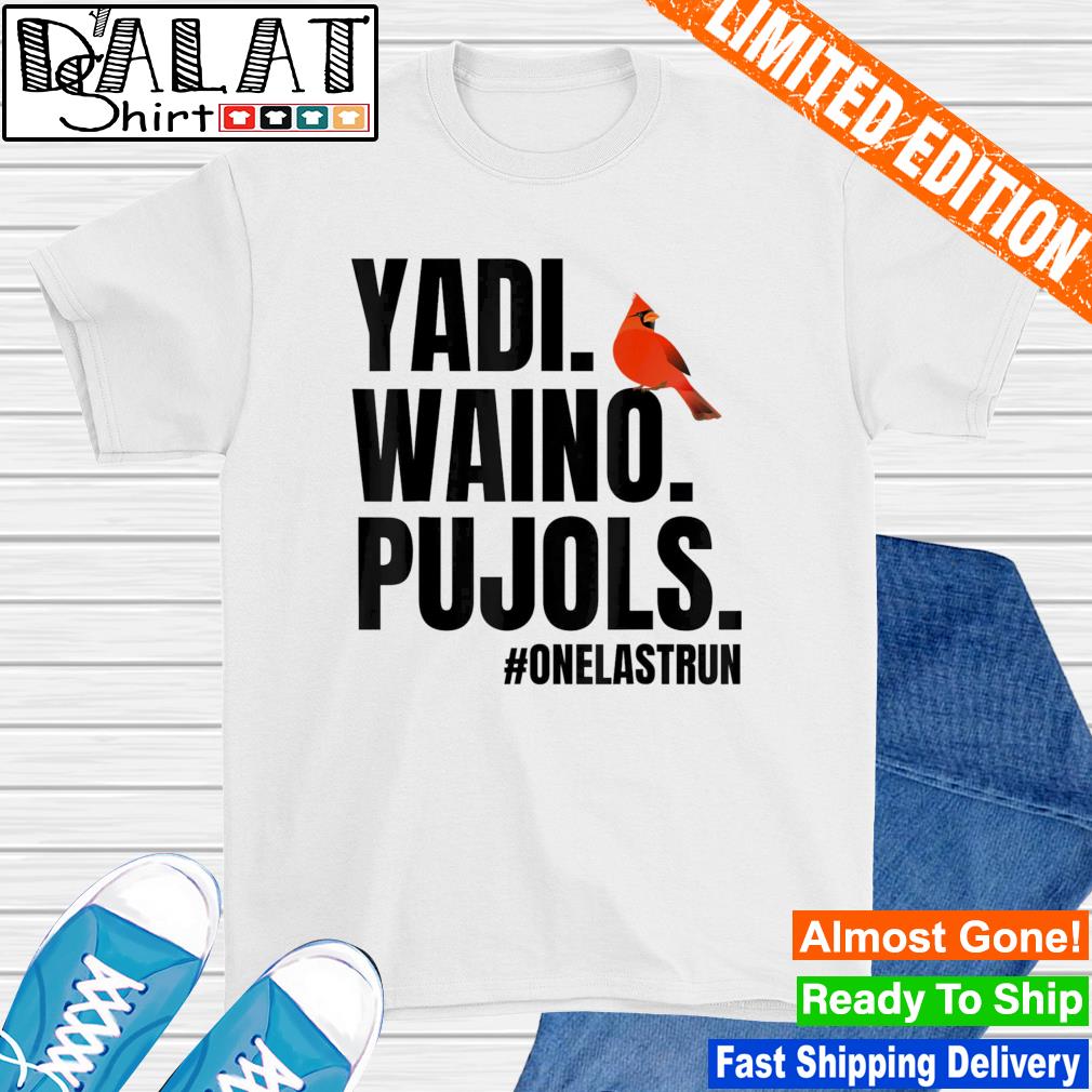 Yadi waino pujols vintage new 2022 shirt, hoodie, sweater, long sleeve and  tank top