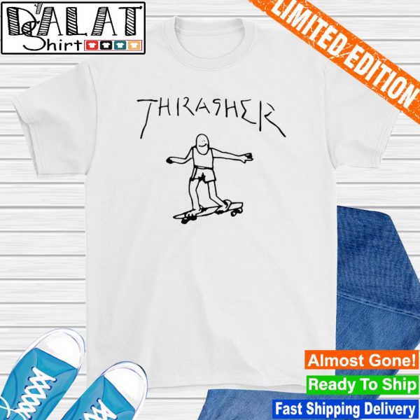 Stick figure 2024 thrasher shirt