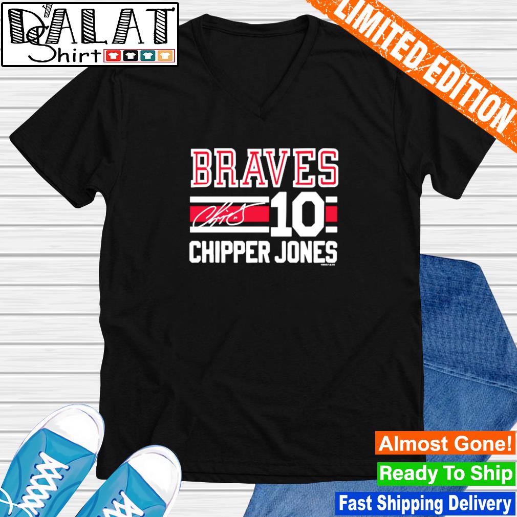 Braves Chipper Jones Signature Jersey Shirt, hoodie, sweater, long sleeve  and tank top