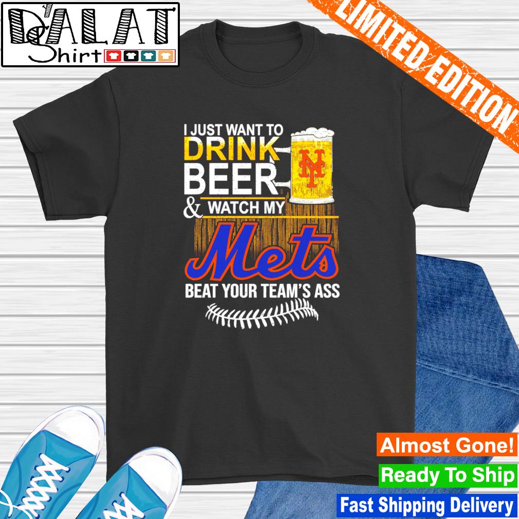 This team makes me drink New York Mets shirt - Dalatshirt