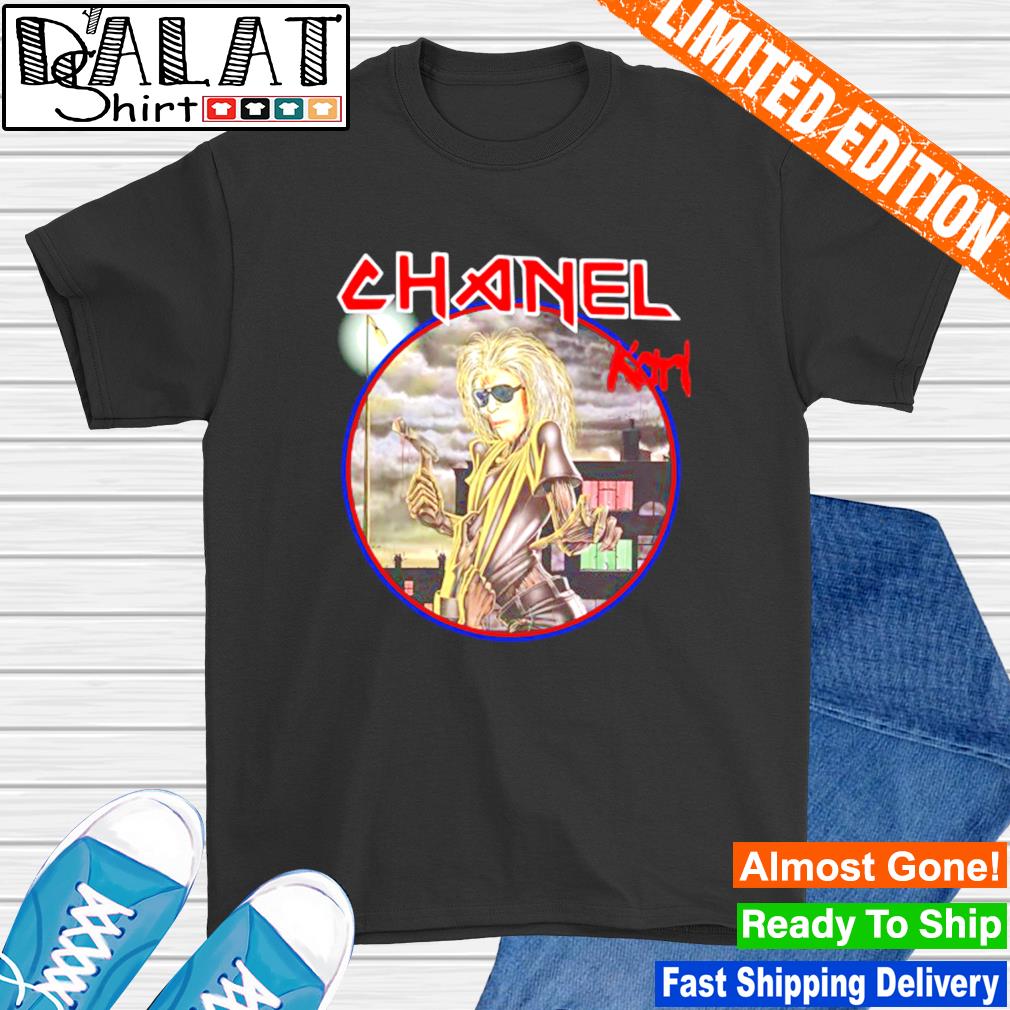 oogopslag Sinds Bewijs Iron Maiden Chanel Karl Lagerfeld shirt - Dalatshirt