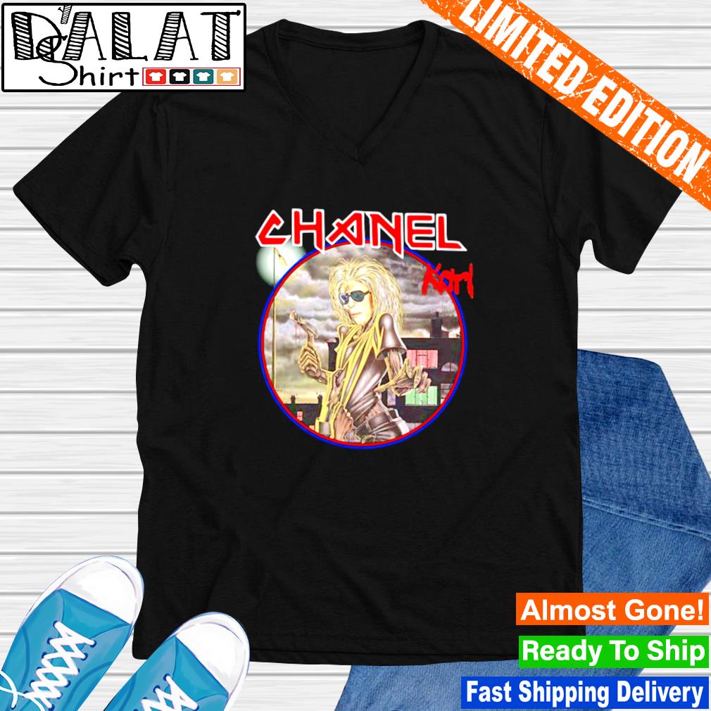 Perseus Herkenning Aanpassen Iron Maiden Chanel Karl Lagerfeld shirt - Dalatshirt