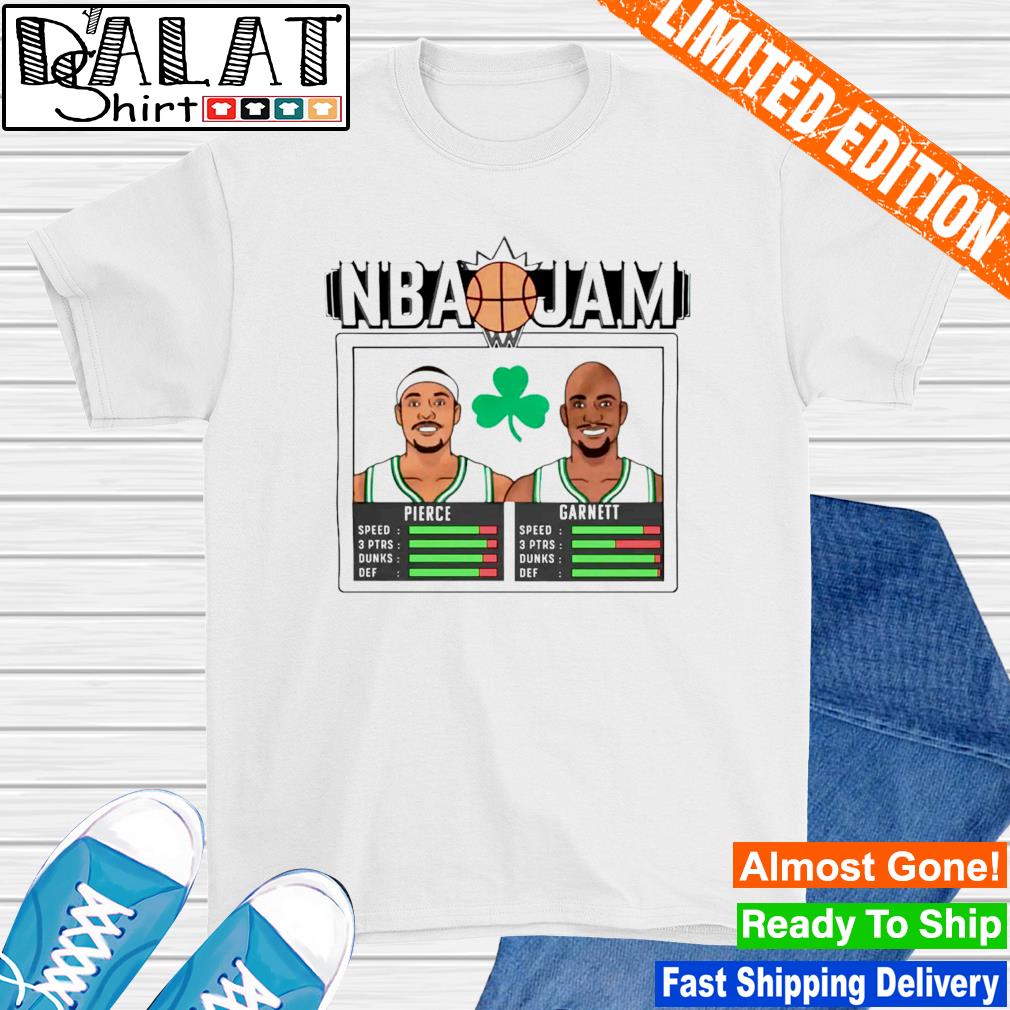 Pierce and Garnett NBA Jam Unisex T-Shirt – Celtics Social