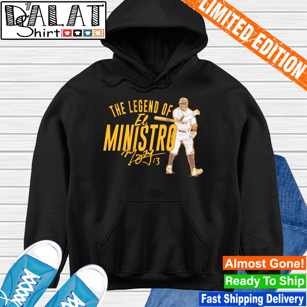 Official Manny Machado San Diego Padres The Legend of El Ministro Shirt,  hoodie, sweater, long sleeve and tank top