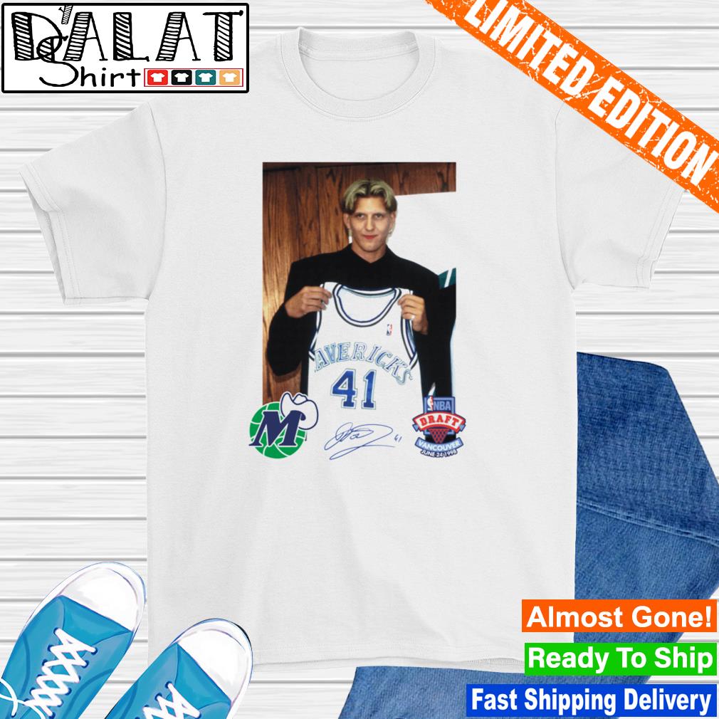 Mark Cuban Dallas Mavericks Mitchell and Ness Dirk Nowitzki Draft Jersey  shirt - Dalatshirt