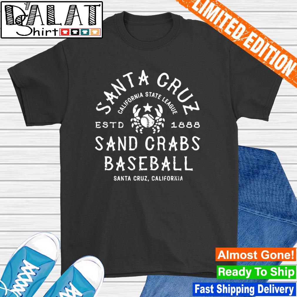 Santa Cruz Sand Crabs Baseball California State League shirt