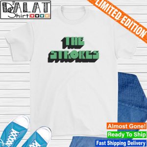 The strokes vintage text shirt