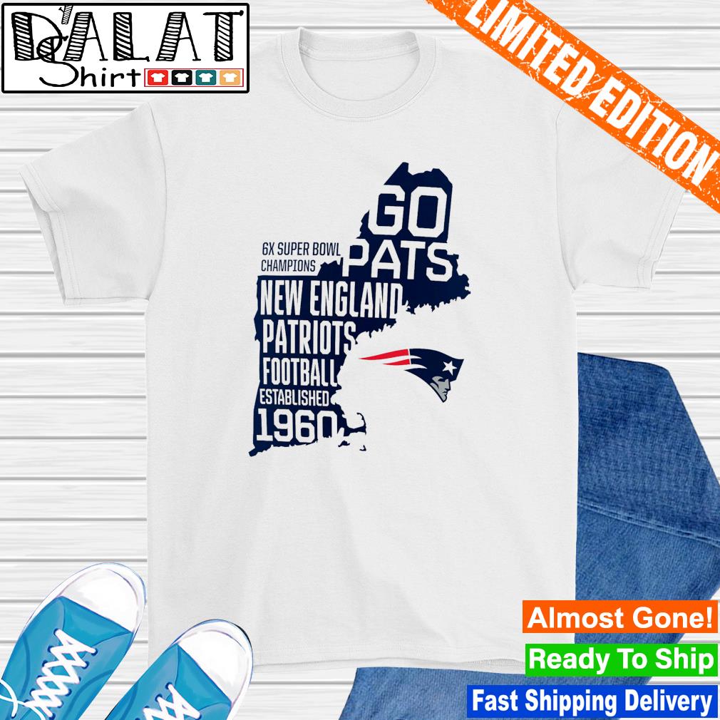 New England Patriots 6X Super Bowl Champions shirt - Dalatshirt