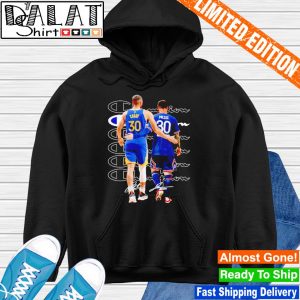 Champions Stephen Curry and Lionel Messi signatures shirt Dalatshirt