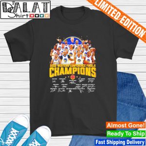 Official Golden state warriors 2022 western conference finals champions  signatures T-shirt, hoodie, sweater, long sleeve and tank top