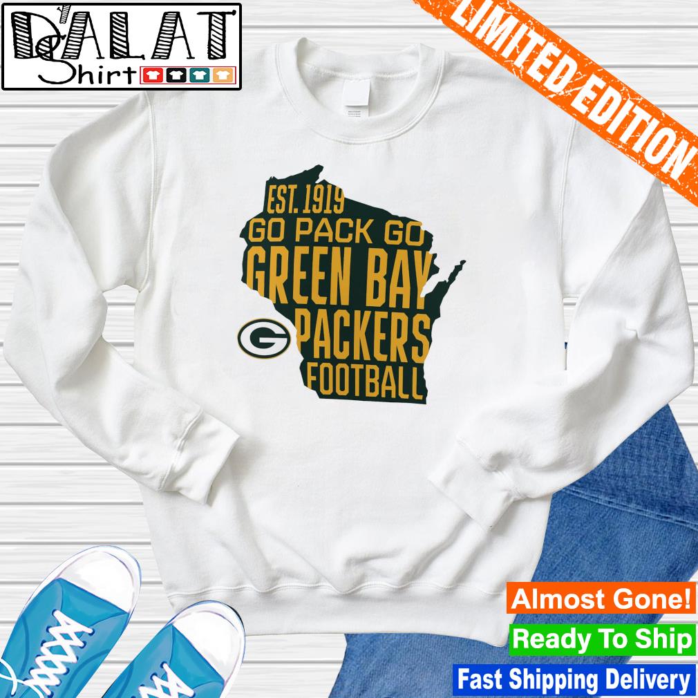 Green Bay Packers Shirt Go Pack Go - High-Quality Printed Brand