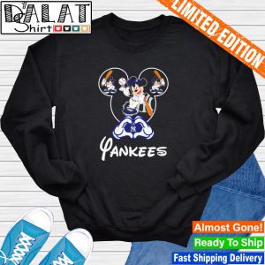 New York Yankees Mickey mouse cartoon T-shirt - Dalatshirt