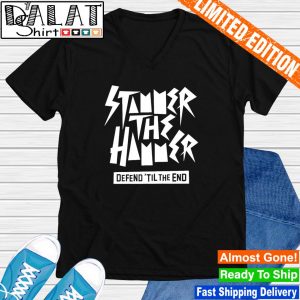 Steven Stamkos Stammer The Hammer Text Defend 'Til The End Shirt