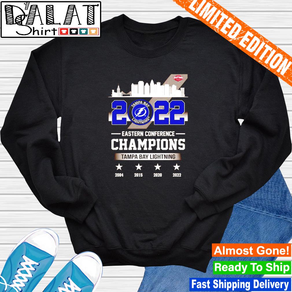 Tampa Bay Lightning 2022 Eastern Conference Champions 2004-2022 shirt,  hoodie, sweater, long sleeve and tank top