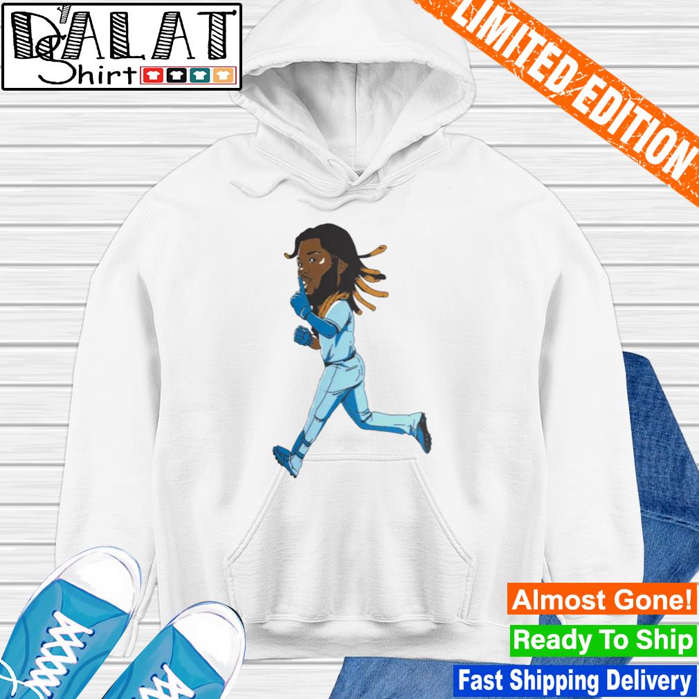 Vladimir Guerrero Jr. Toronto Blue Jays baseball player cartoon caricature  shirt, hoodie, sweater, long sleeve and tank top