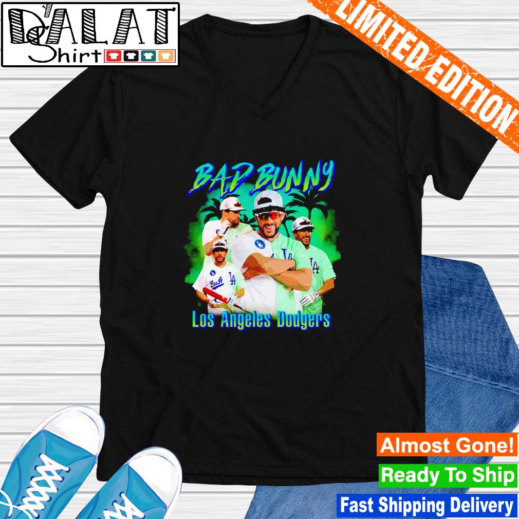 Bad Bunny Dodgers Shirt Los Angeles Dodgers Funny Baseball Shirt