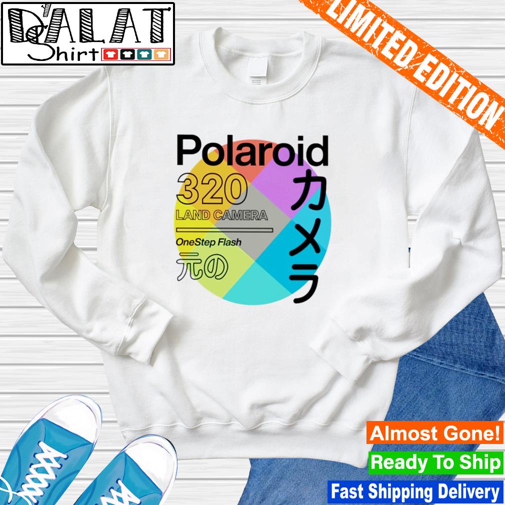 polaroid camera shirt