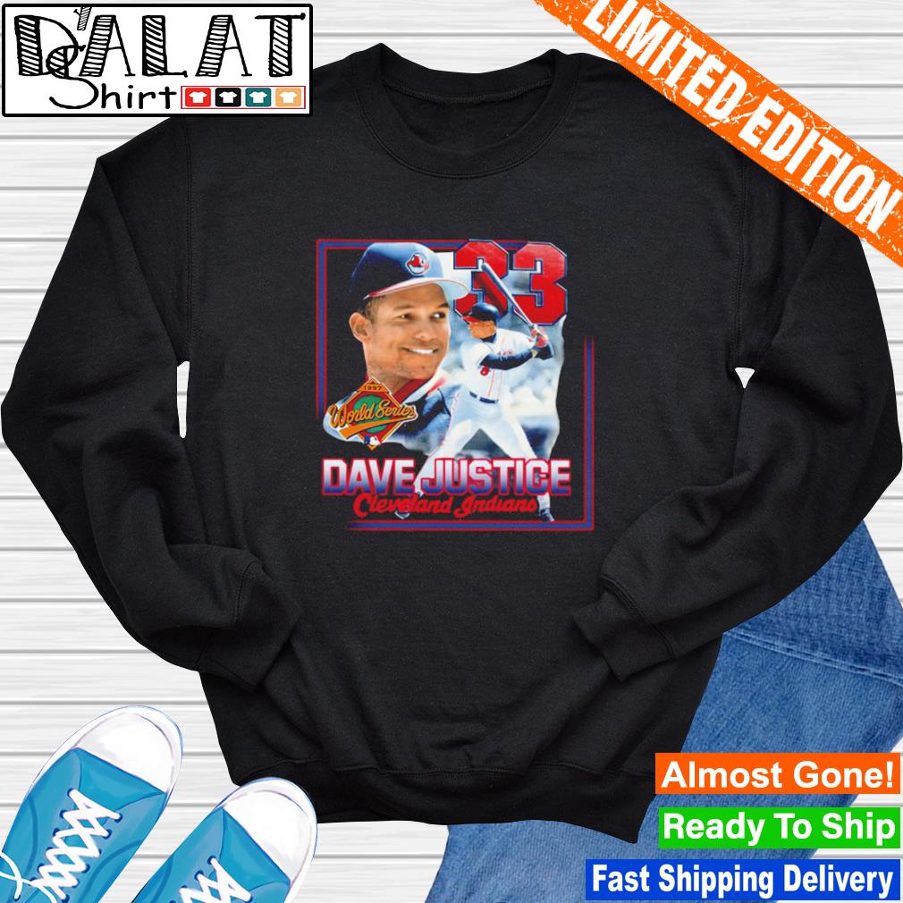 David Justice Cleveland Indians world series shirt, hoodie, sweater, long  sleeve and tank top