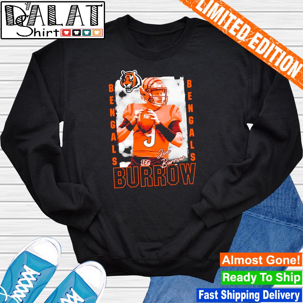 Cincinnati Bengals Joe Burrow Autographed Graphic shirt - Kingteeshop