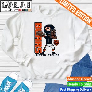 Justin Fields Chicago Bears chibi pixel art shirt, hoodie, sweater