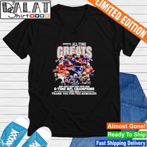 New England Patriots 6 Time Champions Shirt