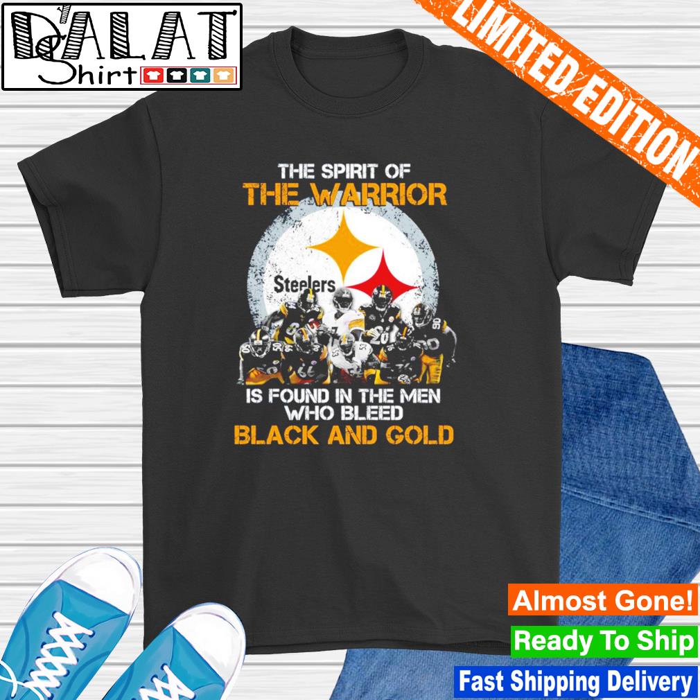 Pittsburgh Steelers Shirt Black and Gold Pittsburgh Shirt 