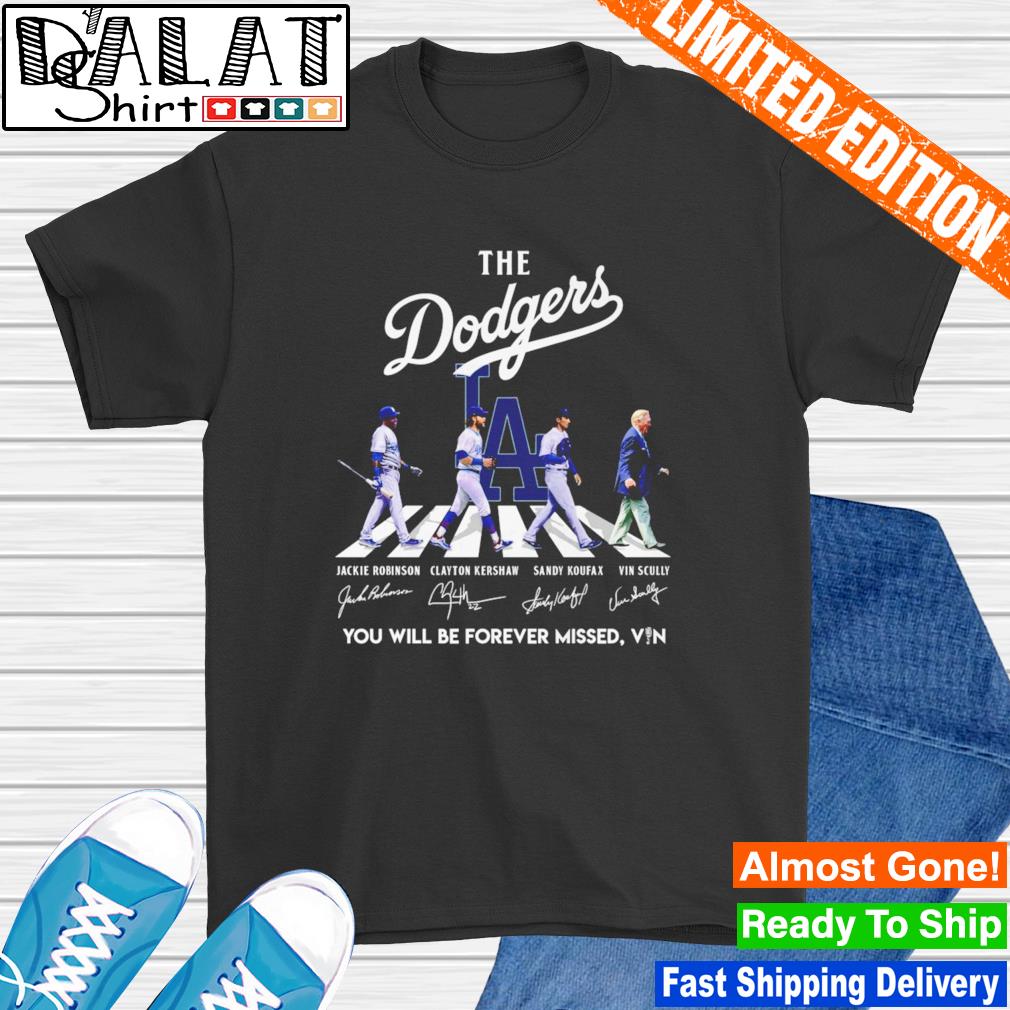 The Dodgers Abbey Road Signatures t-shirt