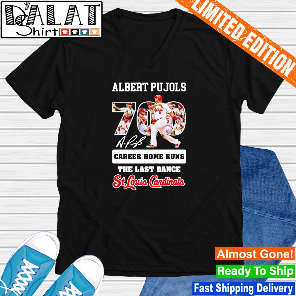 Buy St Louis Cardinals Albert Pujols 2022 The last dance shirt For