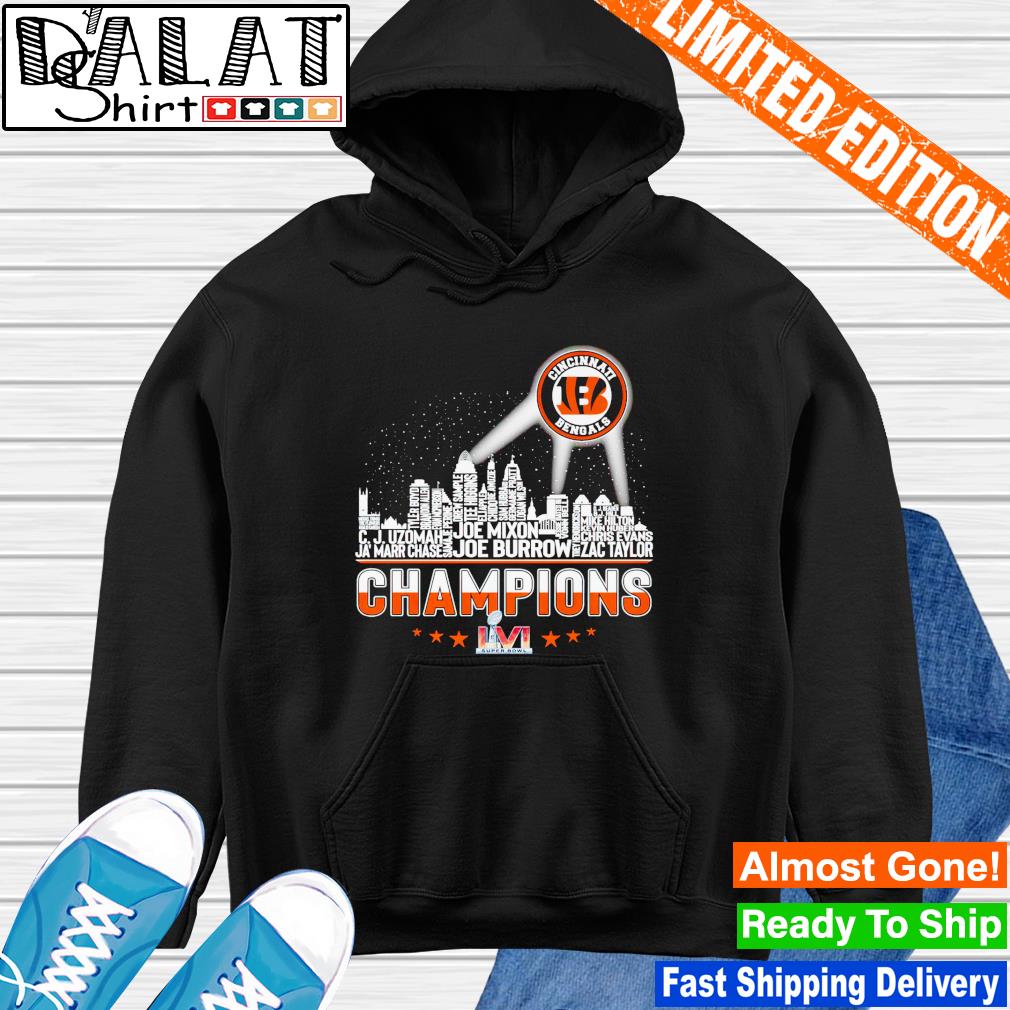 Cincinnati Bengals player name Super Bowl Champions shirt - Dalatshirt