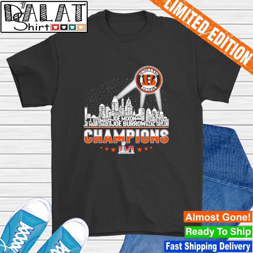 Cincinnati Bengals player name Super Bowl Champions shirt - Dalatshirt