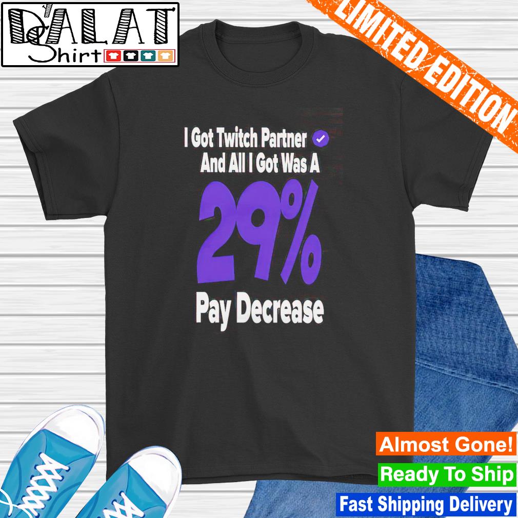 Twitch partner clearance shirt