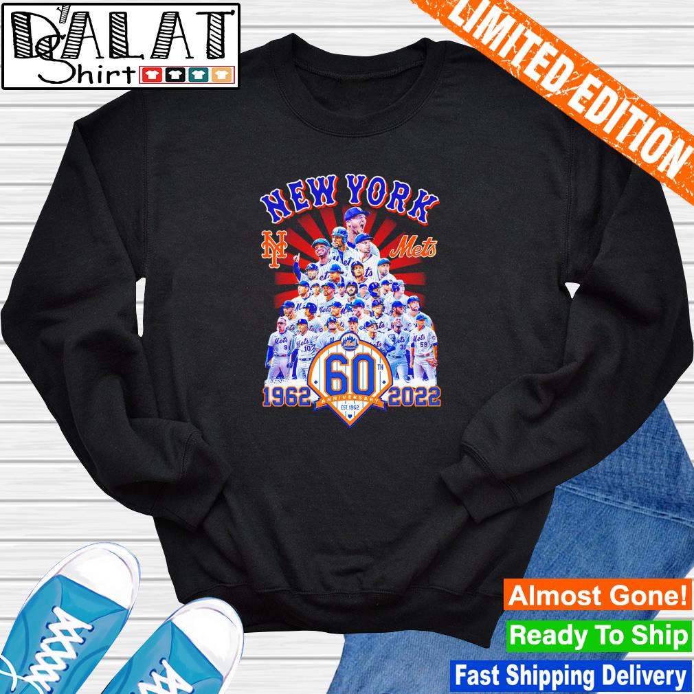 Nice new York Mets 60th anniversary Est 1962 shirt - Dalatshirt
