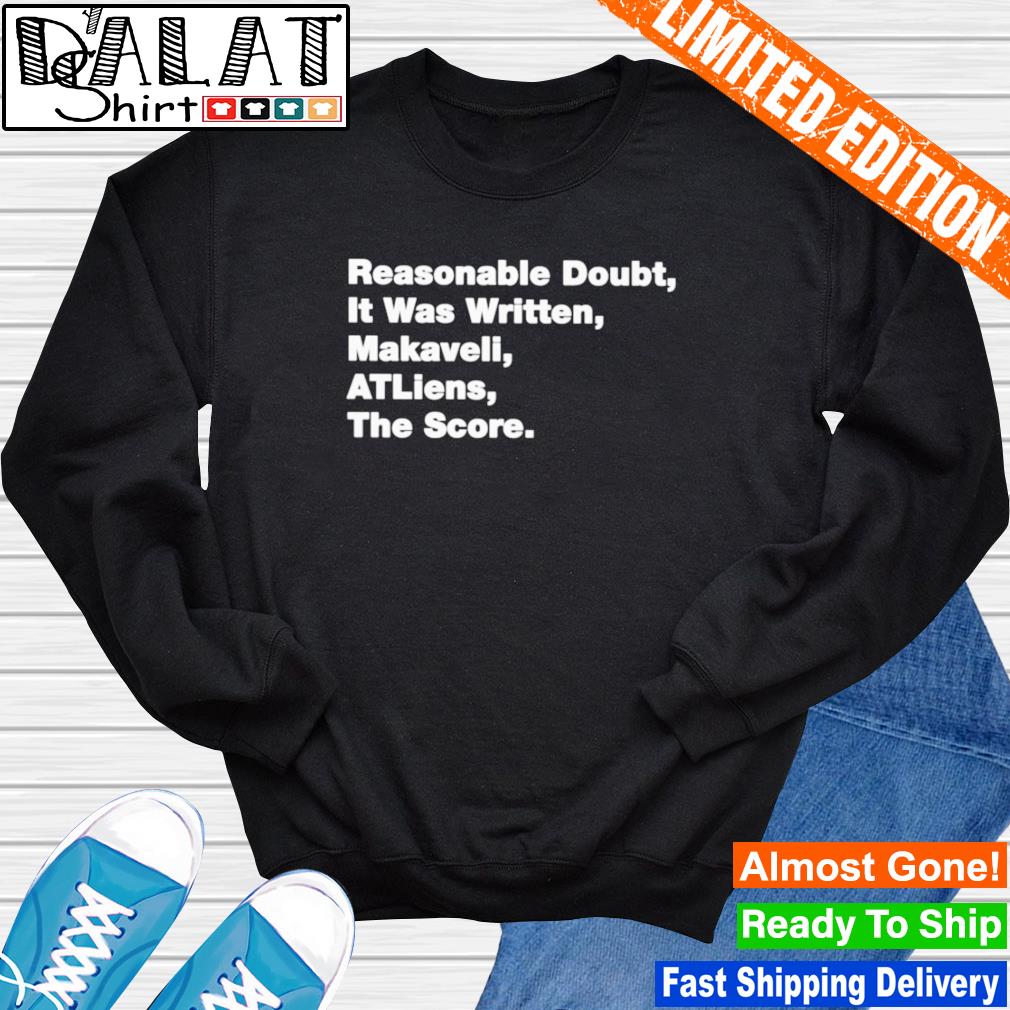 reasonable doubt it was written makaveli t shirt