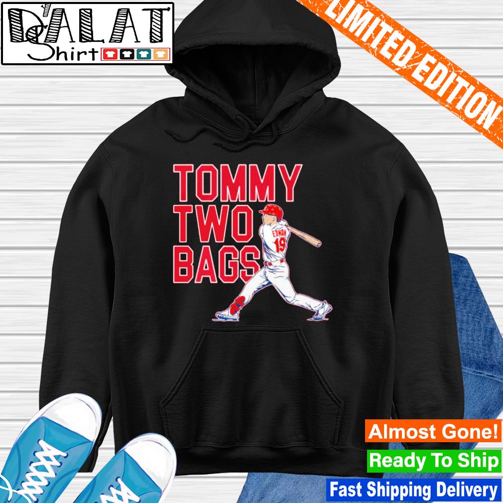 Tommy Edman: Tommy Two Bags Shirt, STL - MLBPA Licensed - BreakingT