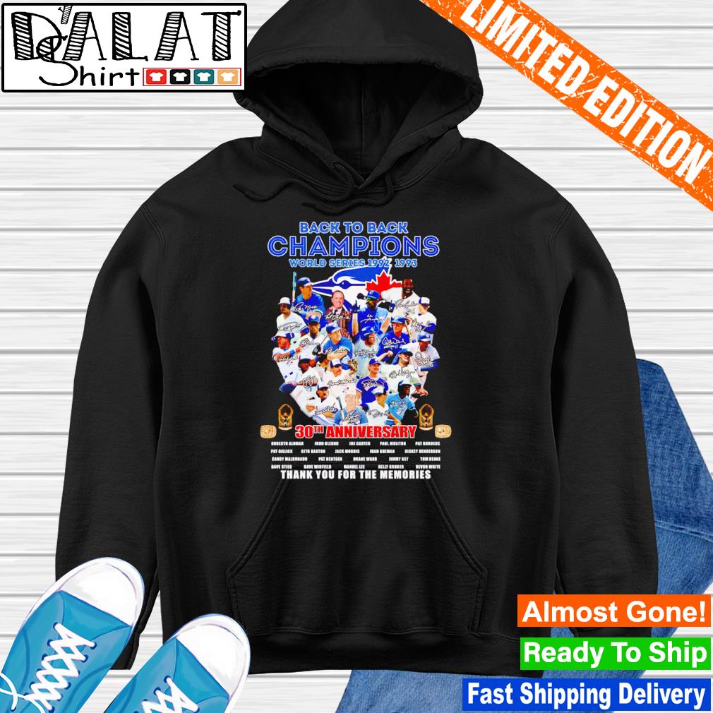 Toronto blue jays 19921993 world series champions shirt, hoodie,  longsleeve, sweatshirt, v-neck tee