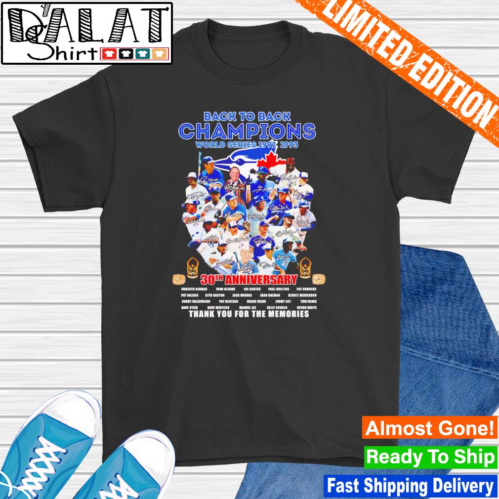 Toronto Blue Jays 1992-1993 World Champions Back 2 Back LIMITED