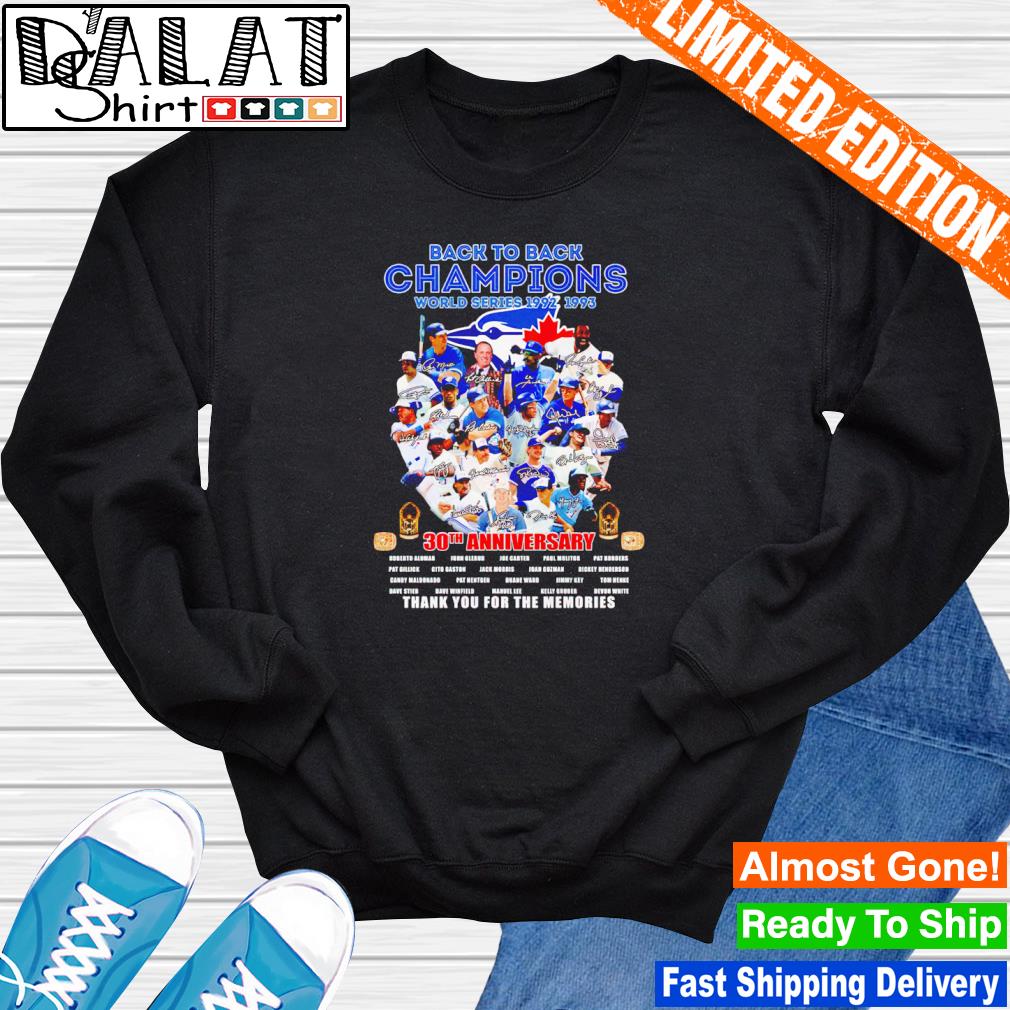 Toronto Blue Jays 1992-1993 World Champions Back 2 Back LIMITED