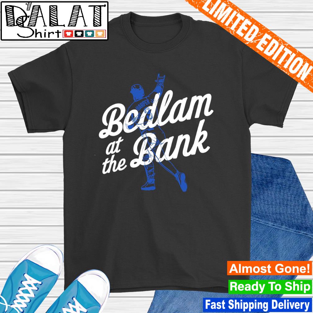 Bedlam At The Bank Shirt - Bryce Harper Short Sleeve Sweatshirt