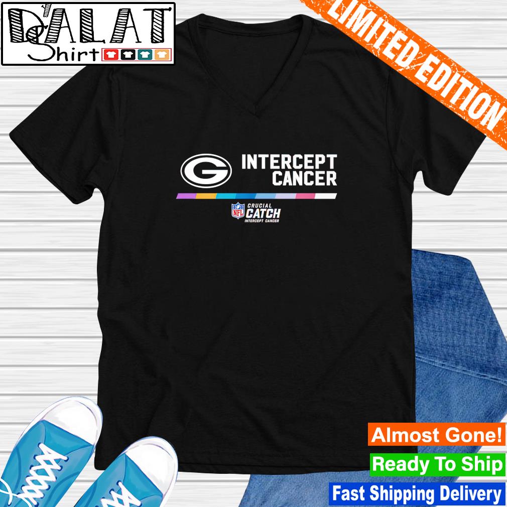 Green Bay Packers NFL crucial catch intercept cancer 2022 shirt, hoodie,  sweater, long sleeve and tank top