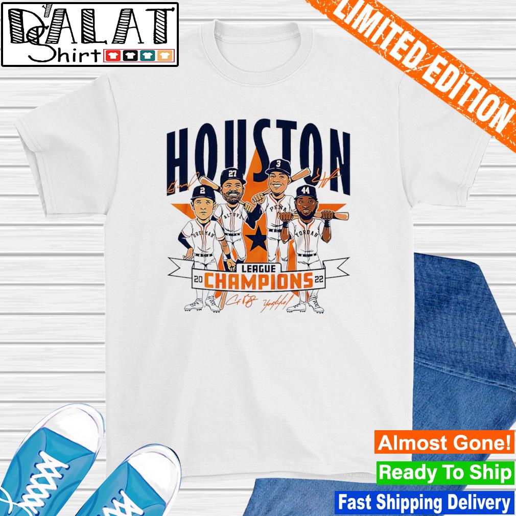 Houston Astros 2022 League Champions Caricature shirt - Dalatshirt